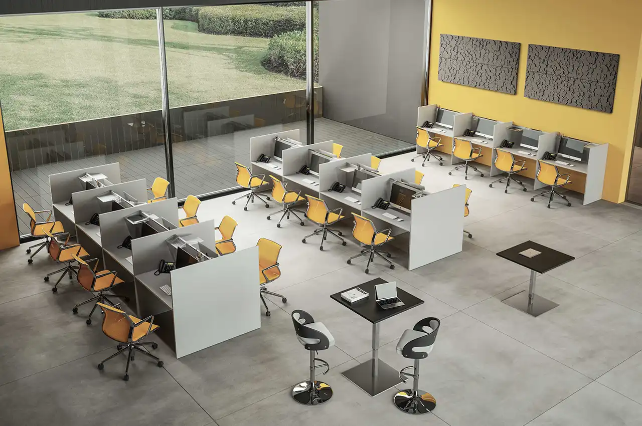 Progettazione arredo per call center Reggio Emilia Modena